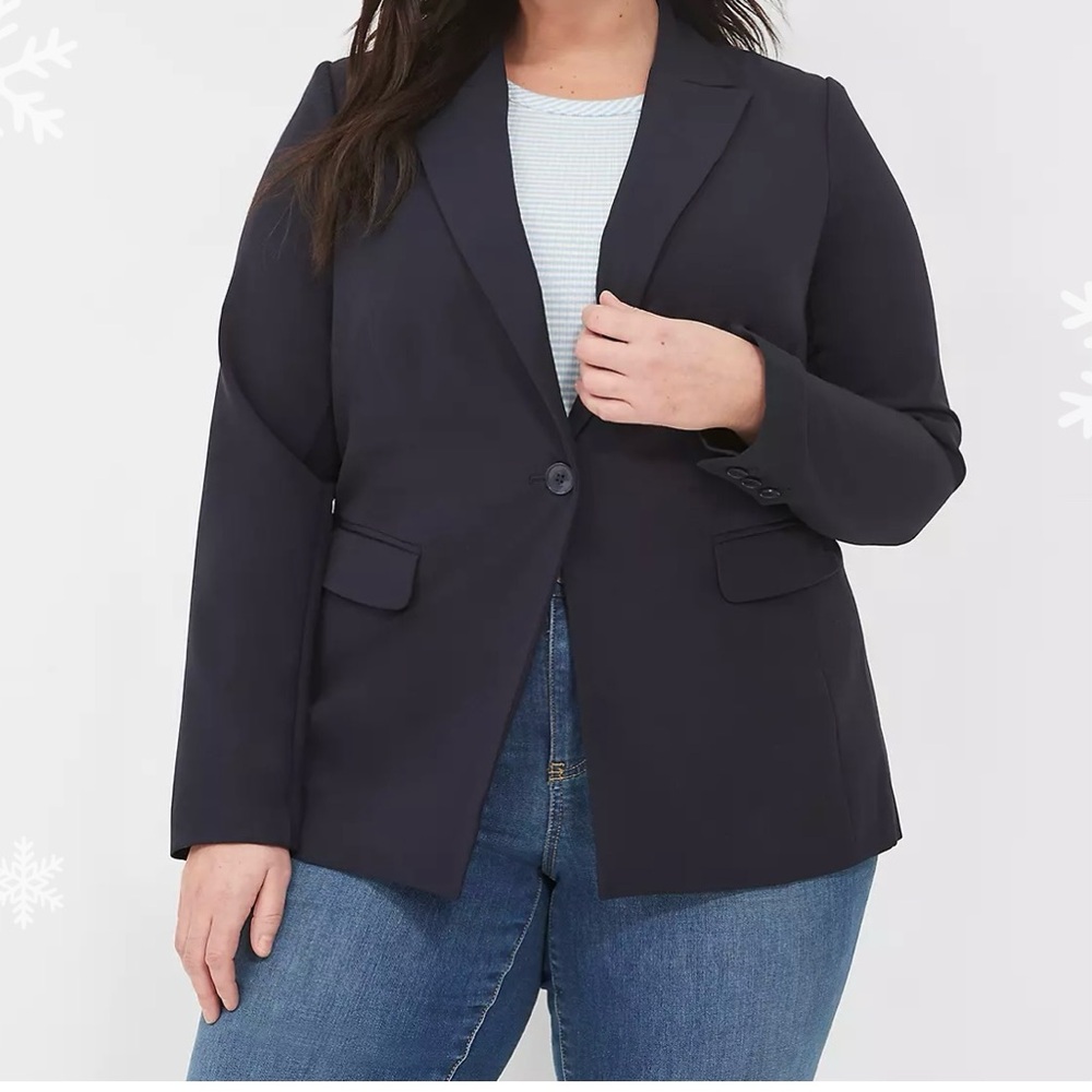 Lane Bryant Navy Women's Blazer
